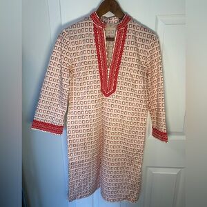Tory Burch kaftan swim coverup EUC
